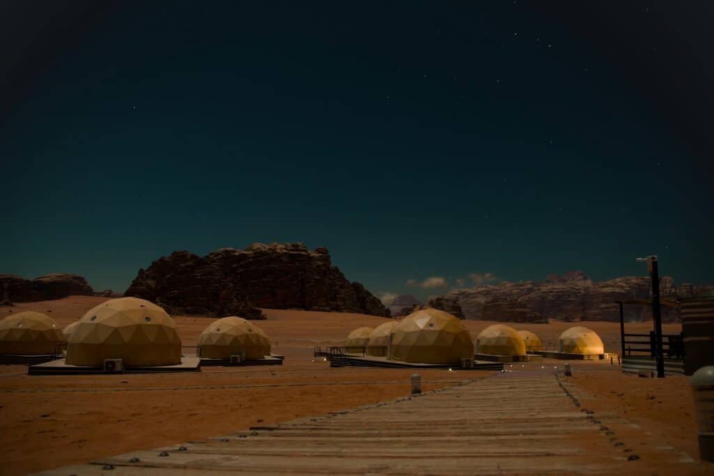 festival-style corporate glamping