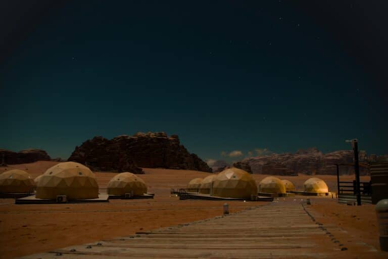 festival-style corporate glamping